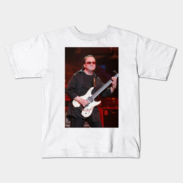 Buck Dharma Blue Oyster Cult Photograph Kids T-Shirt by Concert Photos